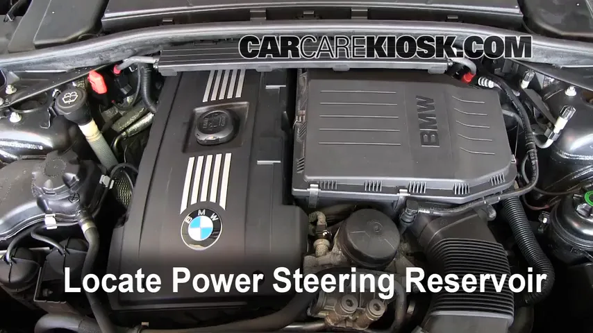 2009 BMW 135i 3.0L 6 Cyl. Turbo Coupe Power Steering Fluid Check Fluid Level